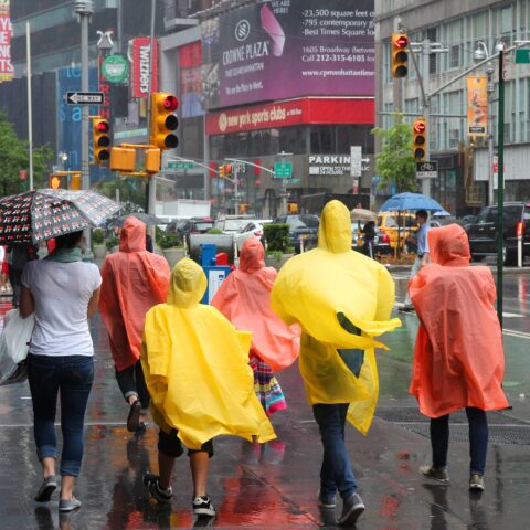 Variable conditions with chance of showers and thunderstorms in nyc - photo licensed by shore news network.