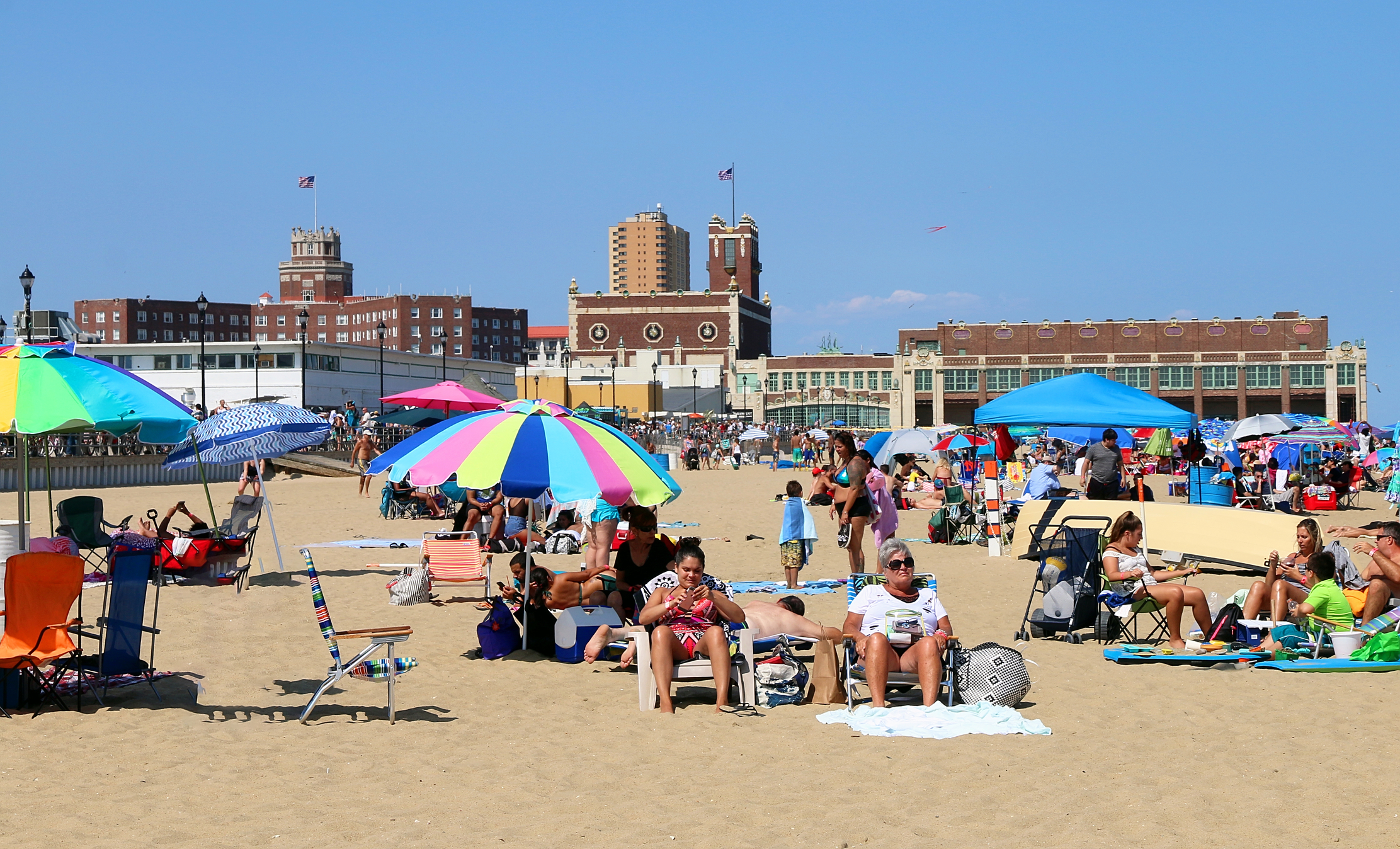 Great beach weather returns at the Jersey shore