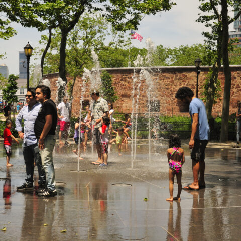 Hot in the city: scorching heat wave begins in new york city - photo licensed by shore news network.