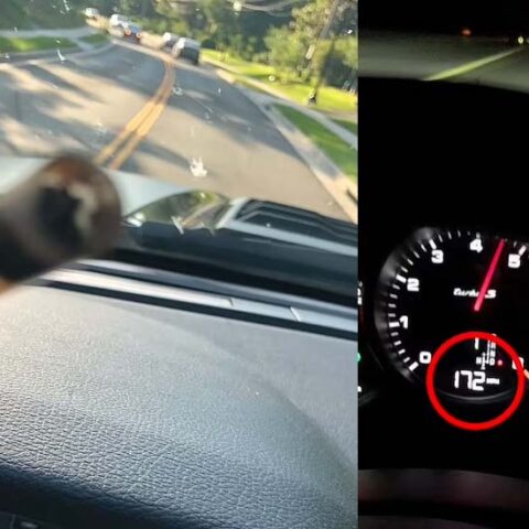 New photos show hunter biden speeding at 172 mph, smoking crack while driving - photo licensed by shore news network.