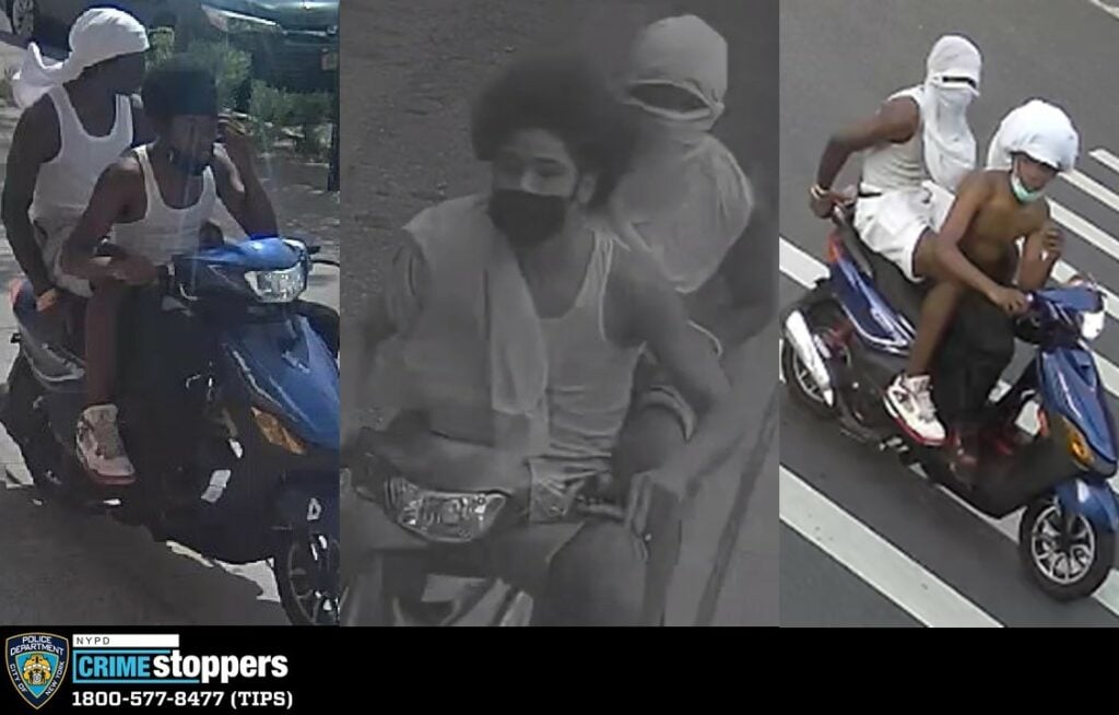 Moped Bandits Wanted for Multiple NYC Robberies