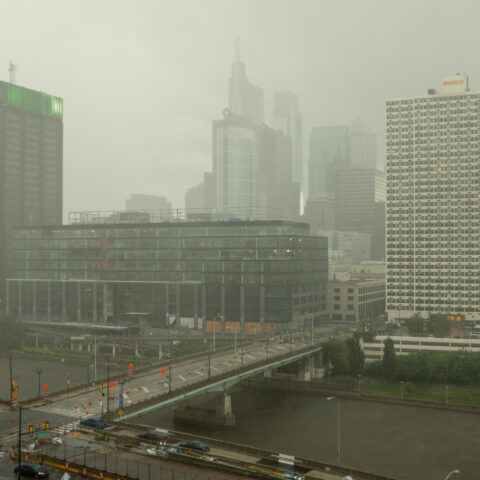 Thunderstorms arrive monday evening across philadelphia area - photo licensed by shore news network.