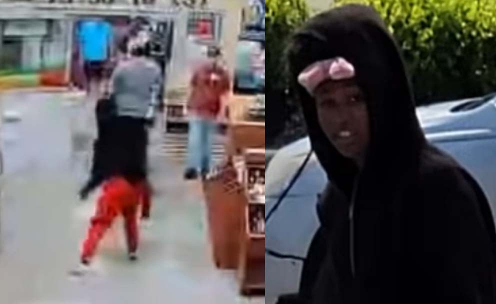 Watch: Shoplifter attacked grocery store worker with bottles of wine