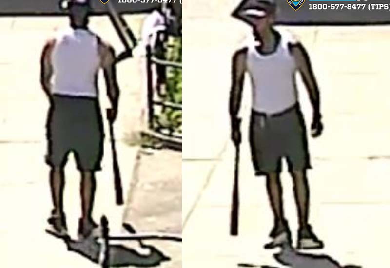 Suspect sought in Bronx baseball bat attack