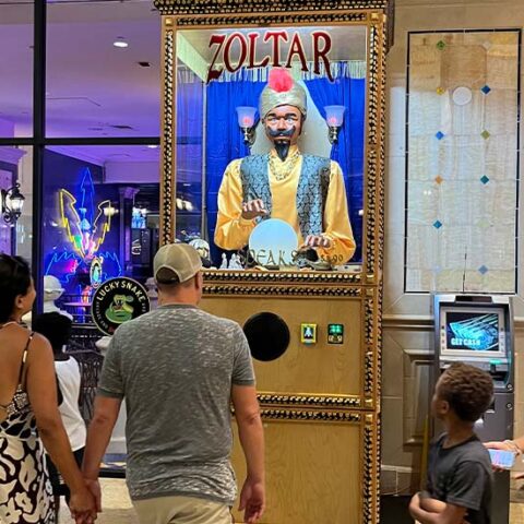 World's largest zoltar can be found on atlantic city boardwalk - photo licensed by shore news network.