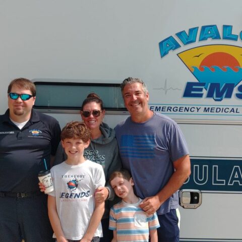 10 years after his rescue as an infant, boy visits first responders - photo licensed by shore news network.