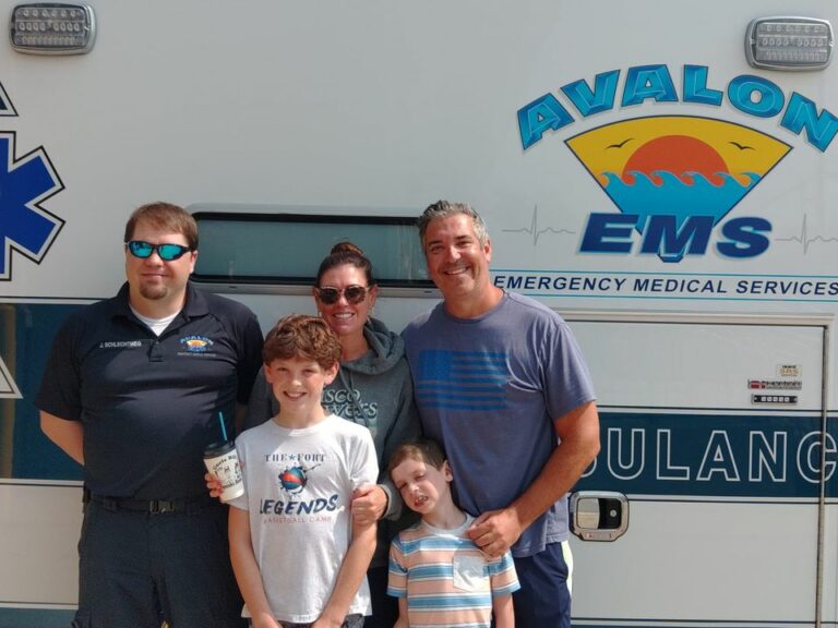 10 years after his rescue as an infant, boy visits first responders - photo licensed by shore news network.