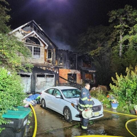 House fire under investigation in manchester - photo licensed by shore news network.