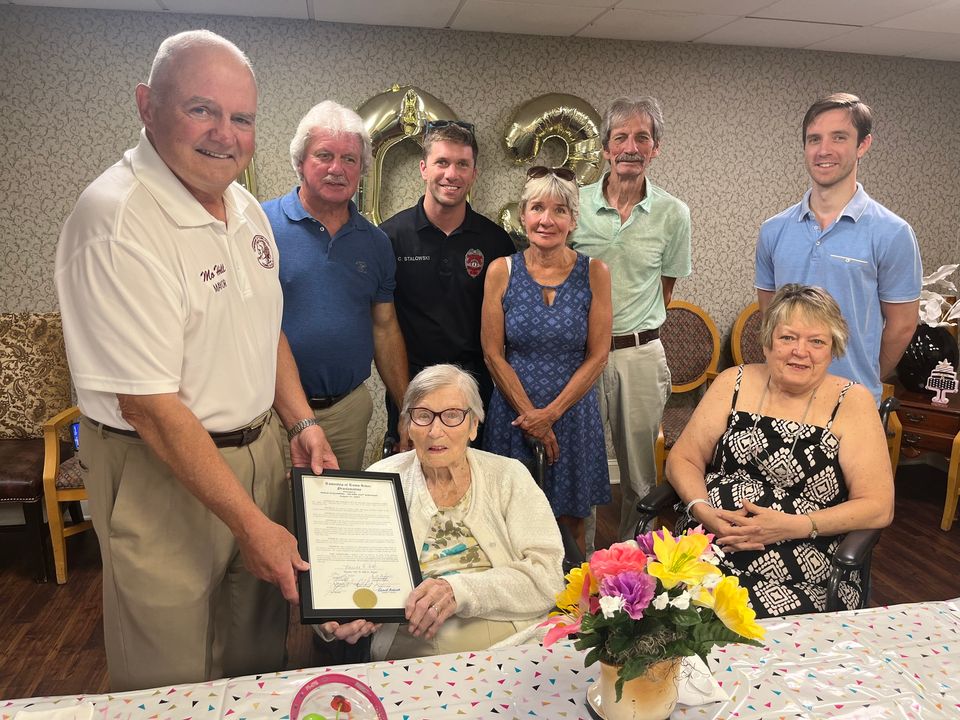 Toms River Celebrates Local Resident's 103rd Birthday with Mayor's Honor