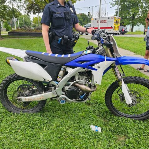 Syracuse police continue confiscating illegal atv, dirt bikes on public streets - photo licensed by shore news network.