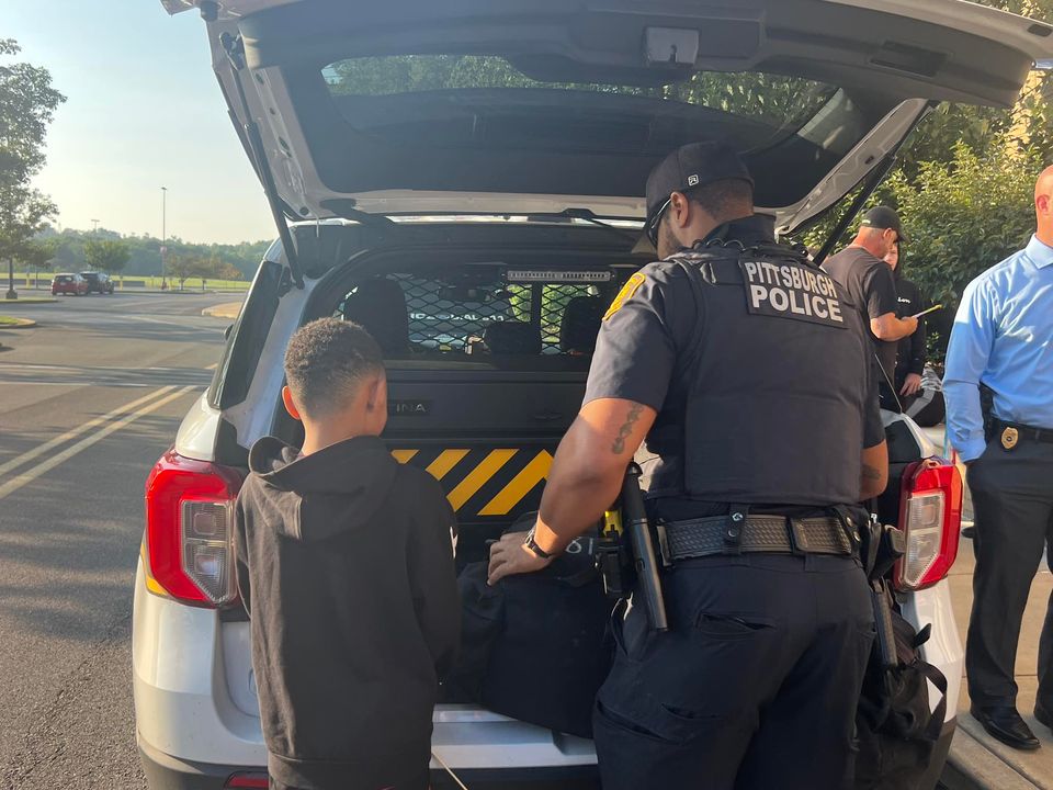 Pittsburgh Police Officers Join Local Youth for Back-to-School Shopping Events