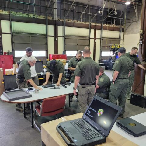 Maryland state bomb squad receives training on enhanced digital x-ray systems - photo licensed by shore news network.