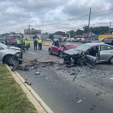 Injuries Reported in Route 70 Crash