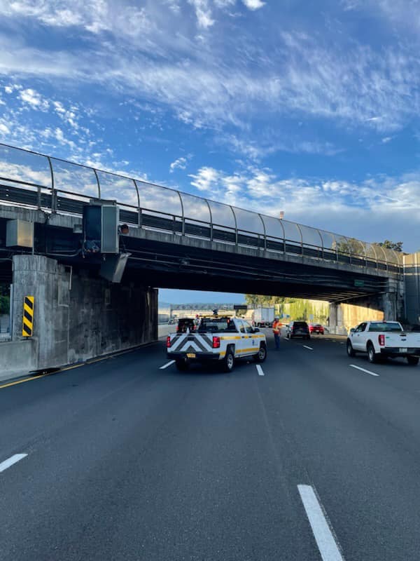Clarkstown NYS Reopened After Crash Near Overpass