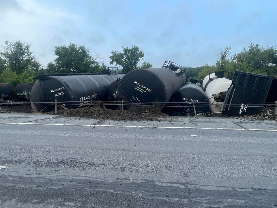 Train Derailment Shuts Down Route 5