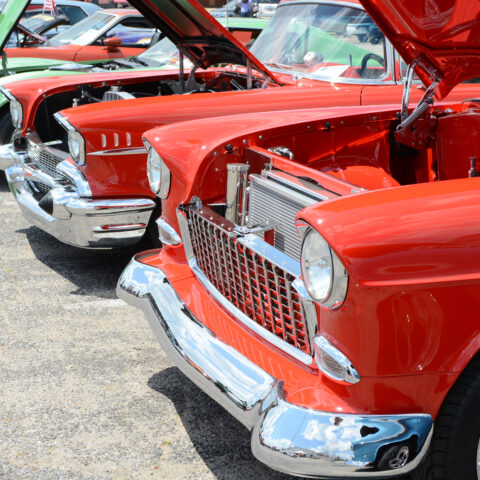 Classic car cruise at historic smithville this weekend - photo licensed by shore news network.