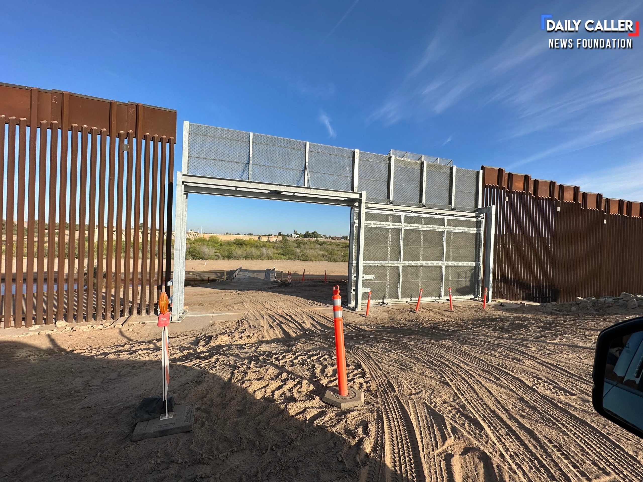 Biden Admin Quietly ‘Disposing’ Of Trump Border Wall Materials To Be Auctioned Off Photo of Yuma, Arizona, border wall construction courtesy of Yuma County Supervisor Jonathan Lines