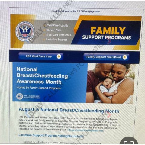 Current, former cbp officials rip biden admin for focusing on ‘chestfeeding awareness’ during border crisis - photo licensed by shore news network.