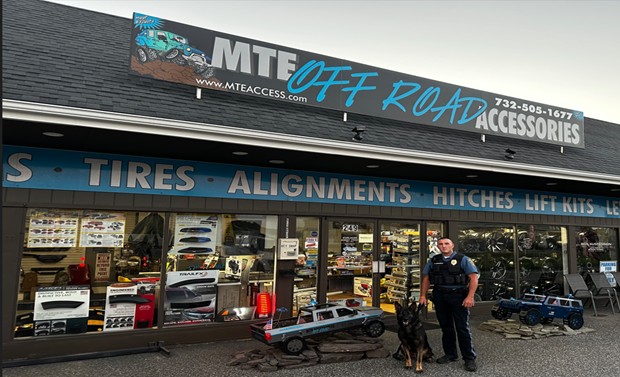 Local Business Donates $750 to Support Beachwood Police Department's K9 Program
