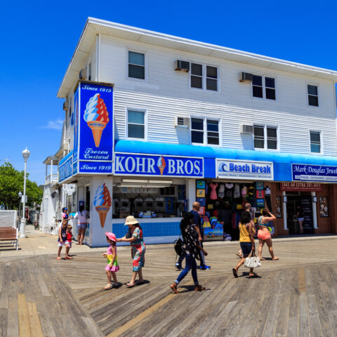 Weekend beach and weather forecast: mixed skies over ocean city - photo licensed by shore news network.