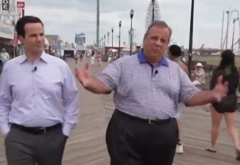 Christie visits seaside heights to say he's ready to face trump - photo licensed by shore news network.