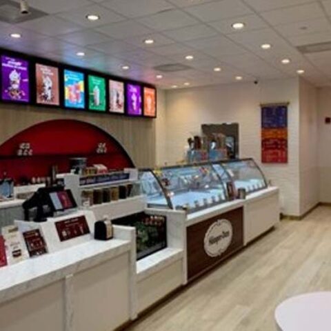 Free ice cream all day at this new haagen dazs in north jersey - photo licensed by shore news network.