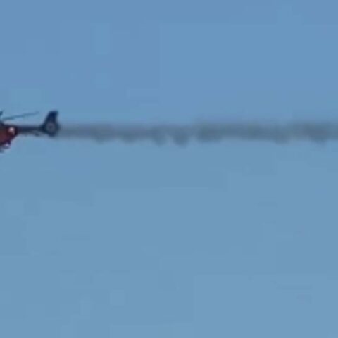 Helicopter crash reported in broward county - photo licensed by shore news network.