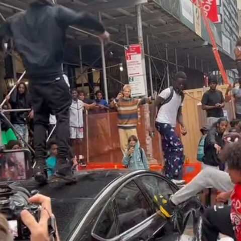 Influencer kai cenat behind union square popup charged for inciting riot - photo licensed by shore news network.