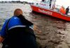 Woman rescued after crashing jetski into another operated by boyfriend
