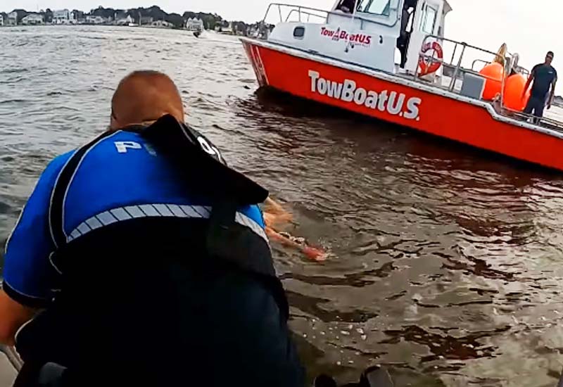 Woman Rescued after Crashing Jetski into Another Operated by Boyfriend