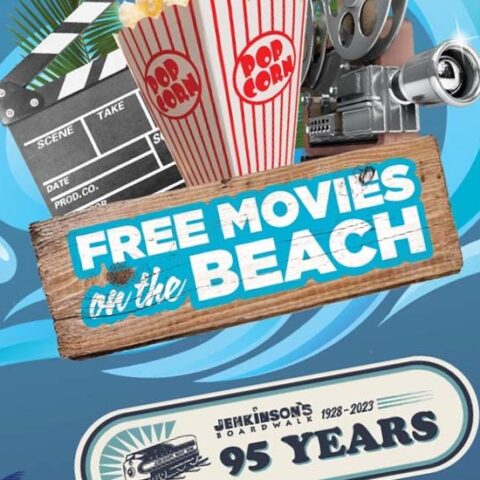 Tuesday night is movies on the beach in point pleasant - photo licensed by shore news network.