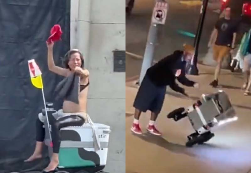 Even the Delivery Robots are Being Robbed in Big Cities