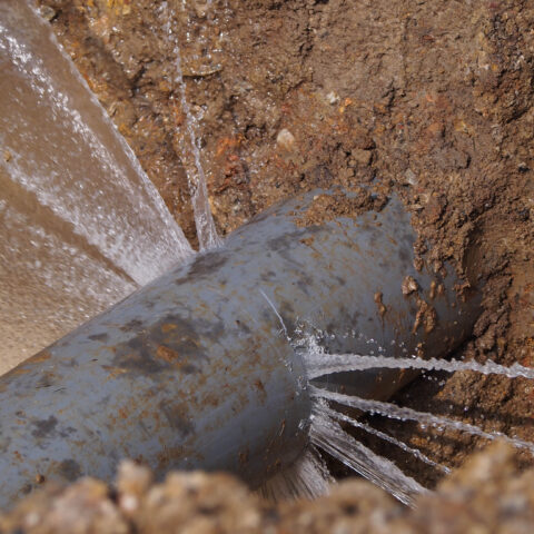 North bergen water main break causes street closure - photo licensed by shore news network.