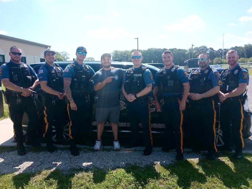 Motorcycle Crash Survivor Visits Local Police Department on Statewide Tour