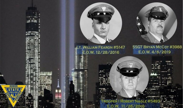 New jersey state police remember troopers lost by 9/11 related illnesses - photo licensed by shore news network.