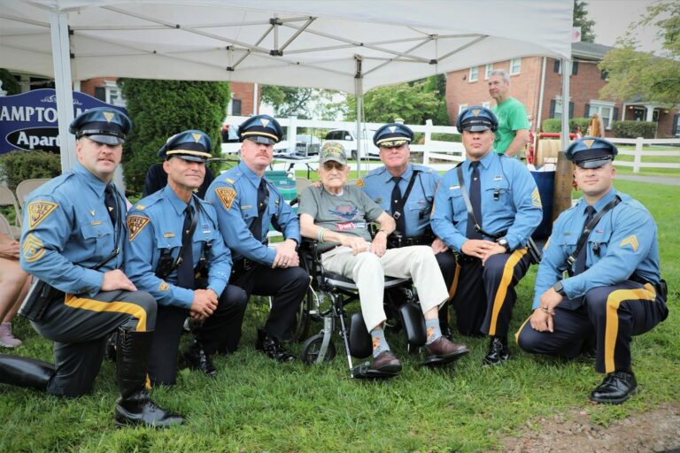 State troopers celebrate new jersey wwii vet's 100th birthday - photo licensed by shore news network.