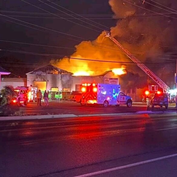 Two-alarm fire in elkton under investigation by state fire marshals - photo licensed by shore news network.