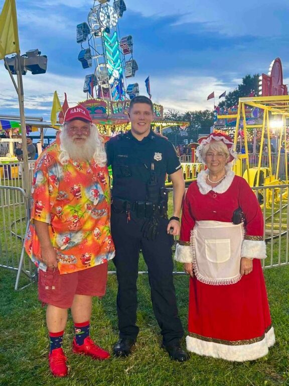Santa and Mrs. Claus Make Appearance at Wateredge Festival