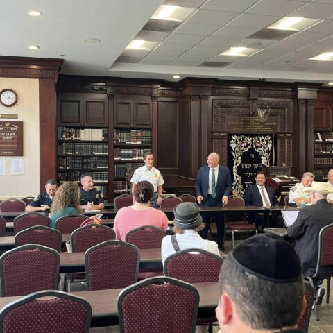 Police in baltimore county meet with jewish leaders ahead of holidays - photo licensed by shore news network.