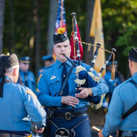 New njsp tuckerton station dedicated to late detective - photo licensed by shore news network.