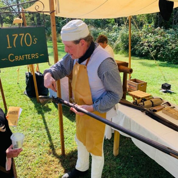 Colonial times come alive this weekend in baskin ridge - photo licensed by shore news network.