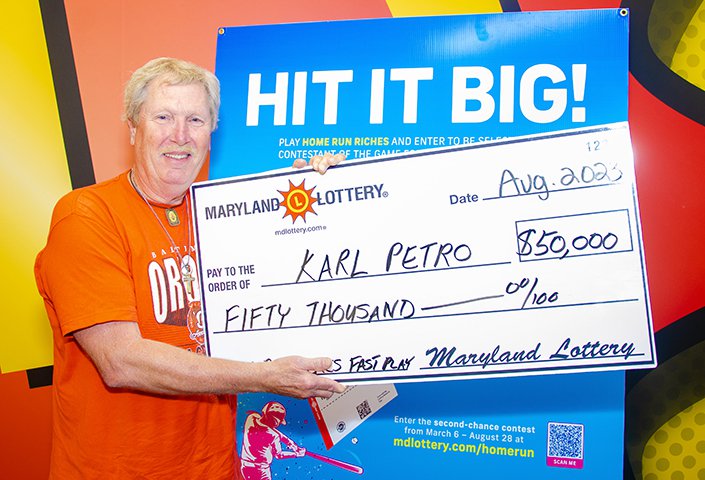 Westminster Man Wins $50 in Special Maryland Lottery Drawing