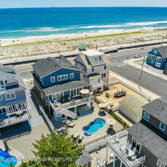 Stunning $3. 6 million oceanfront home in seaside park, nj offers luxury living - photo licensed by shore news network.