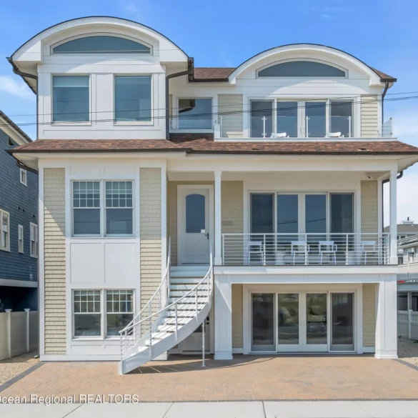 Newly built seaside park oceanfront mansion listed for $4. 25 million - photo licensed by shore news network.