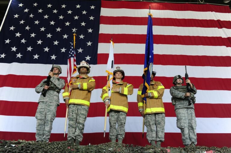 Newport news 9/11 ceremony at cnu gaines theatre - photo licensed by shore news network.