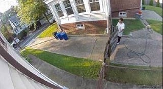 Creepy Newark Perp Steal Woman's Gym Bag From Her Front Porch