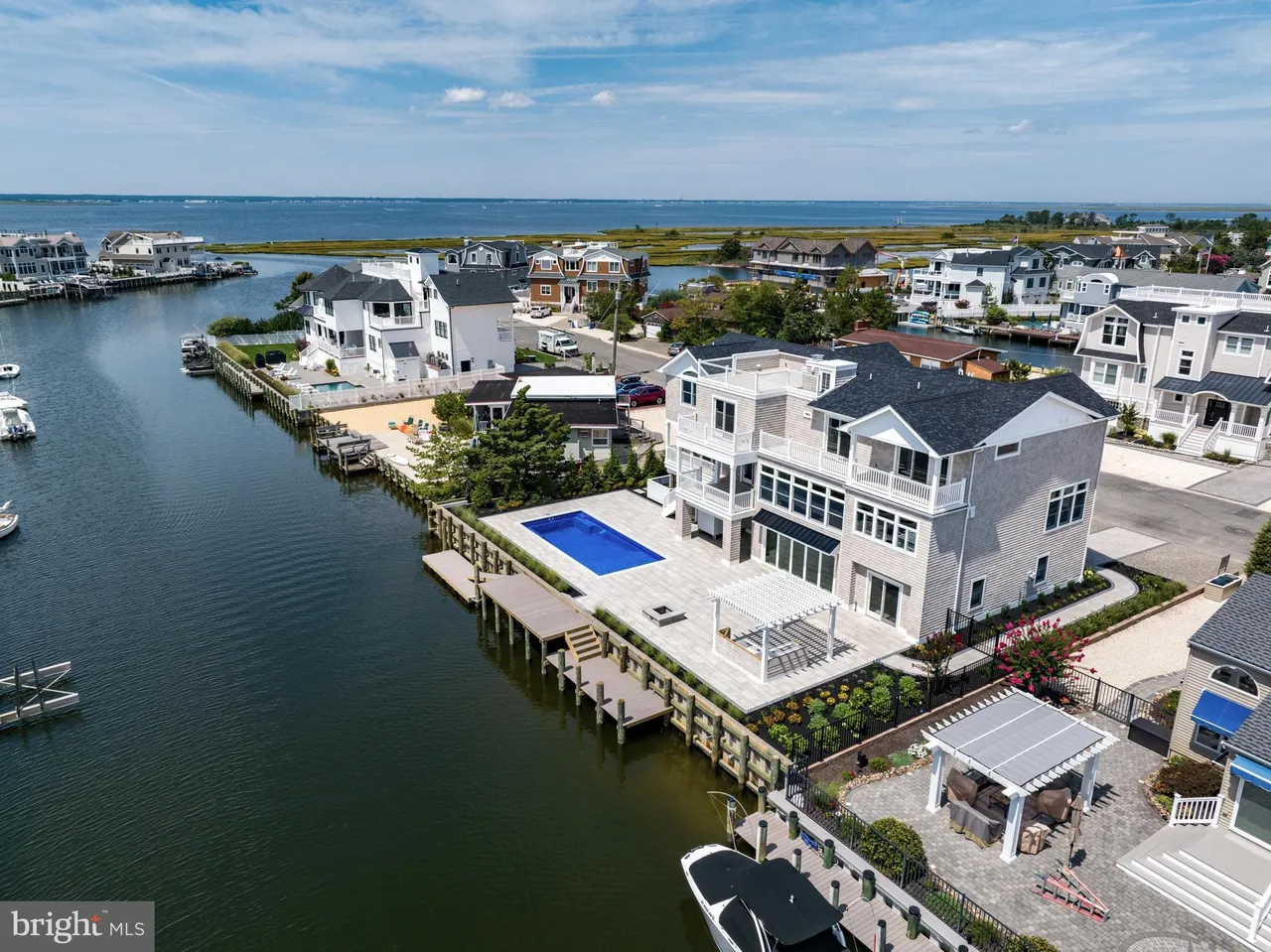 Lagoon Living in this Long Beach Township Home Offered at $4.7 Million