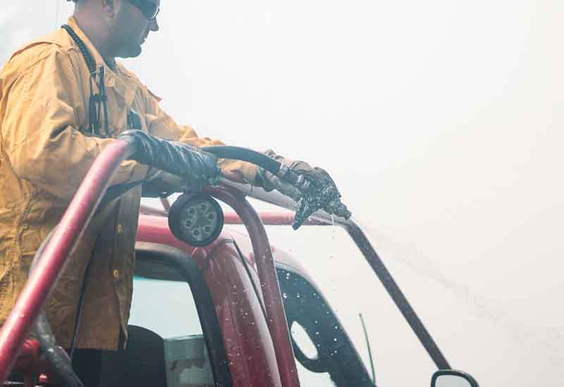 800 Acre Lacey Fire 90% Contained, Sparked by Deadly Plane Crash