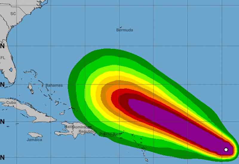 Hurricane Lee Picking Up Strength Heading in Direction of U.S. East Coast