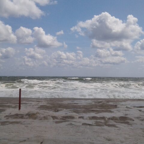Rip currents pull six swimmers into ocean in seaside heights; one missing - photo licensed by shore news network.